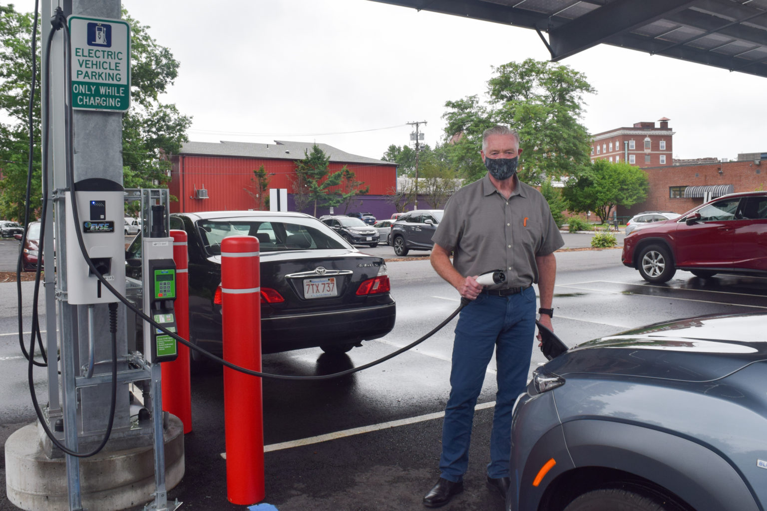 New EV Chargers in Downtown Northampton PV Squared